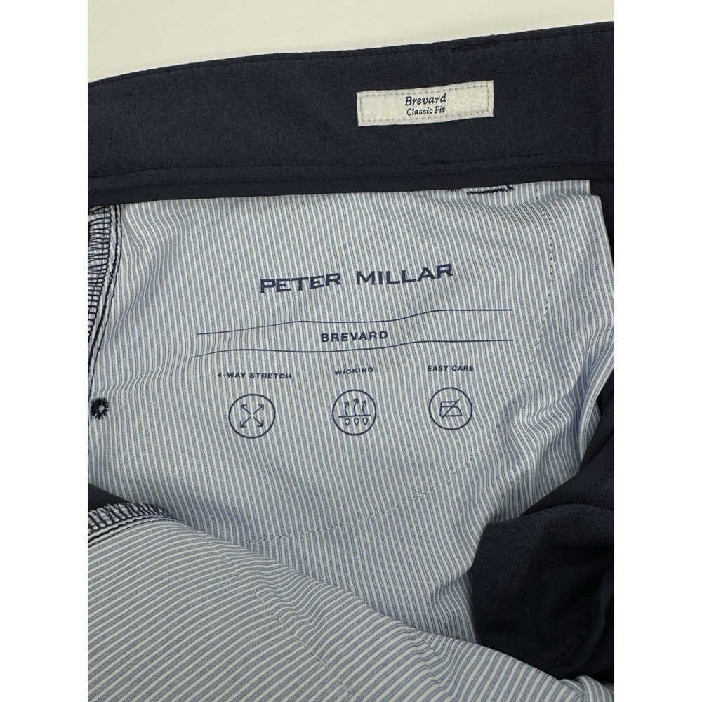 NWT Peter Millar BREVARD Five Pocket Performance‎ Pants Navy Blue 40 X 32 $180 - Picture 7 of 11